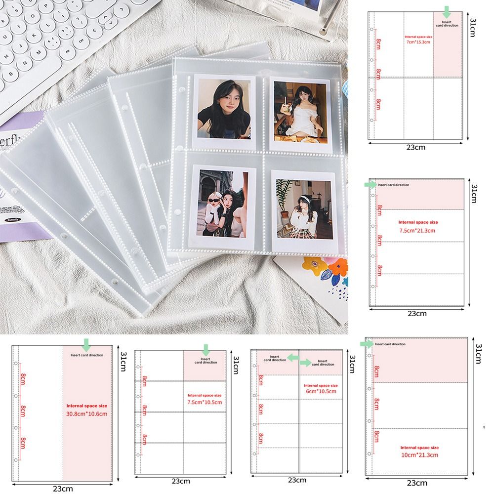Binder A4 Lever - Classeur Transparent pour cartes photo A4