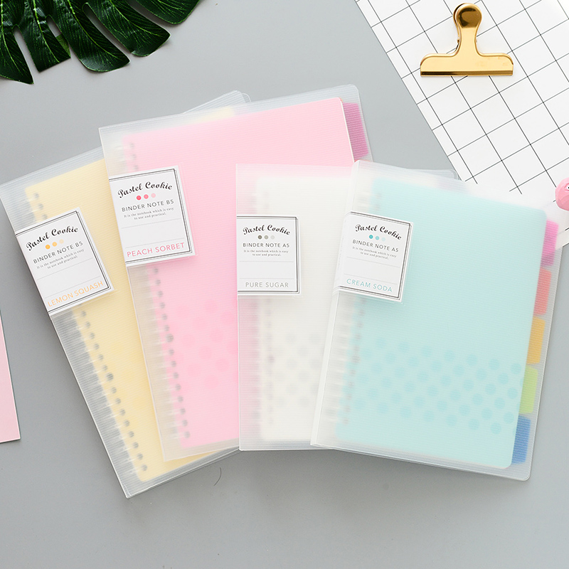 Binder A4 Lever - KOKUequilibre-Carnet de notes en cuir chevelu