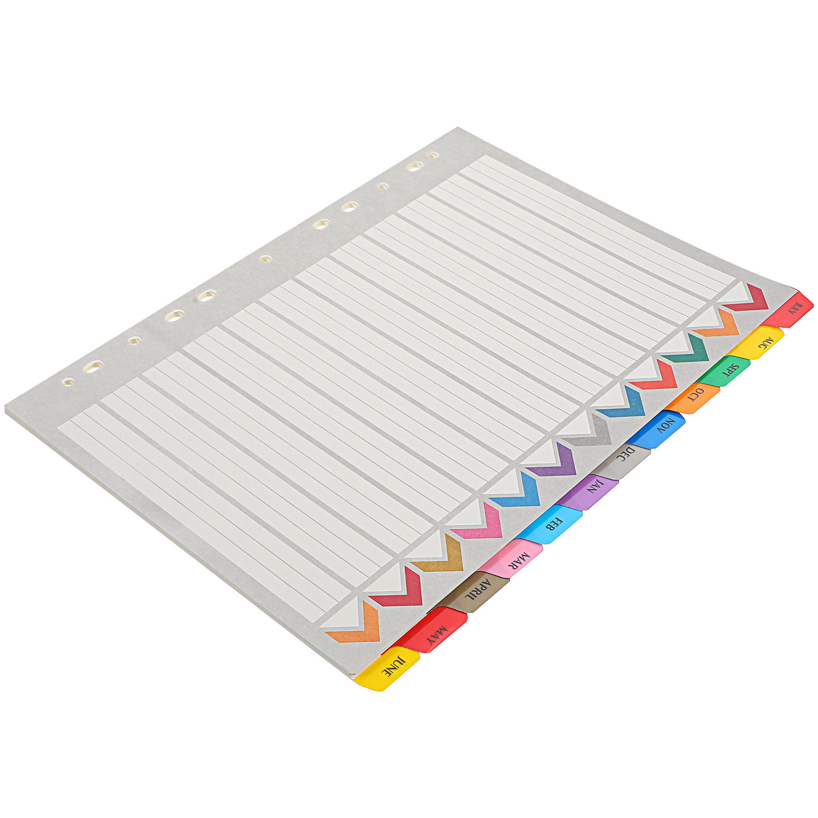 12 intercalaires détachables A - Tab Divider A4 avis et prix