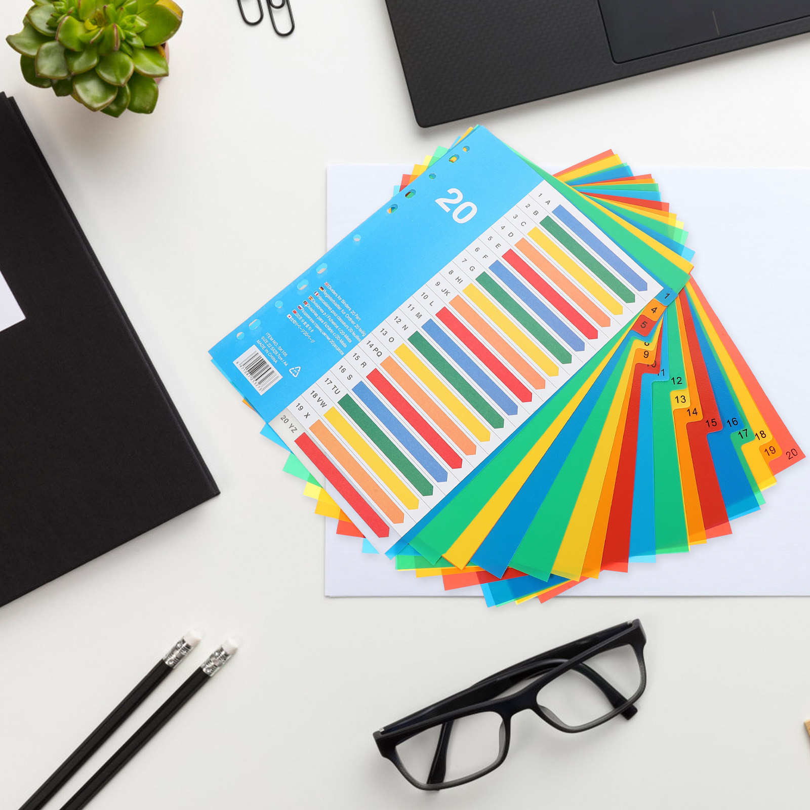 5 intercalaires pour classeur, - Tab Divider A4 avis et prix