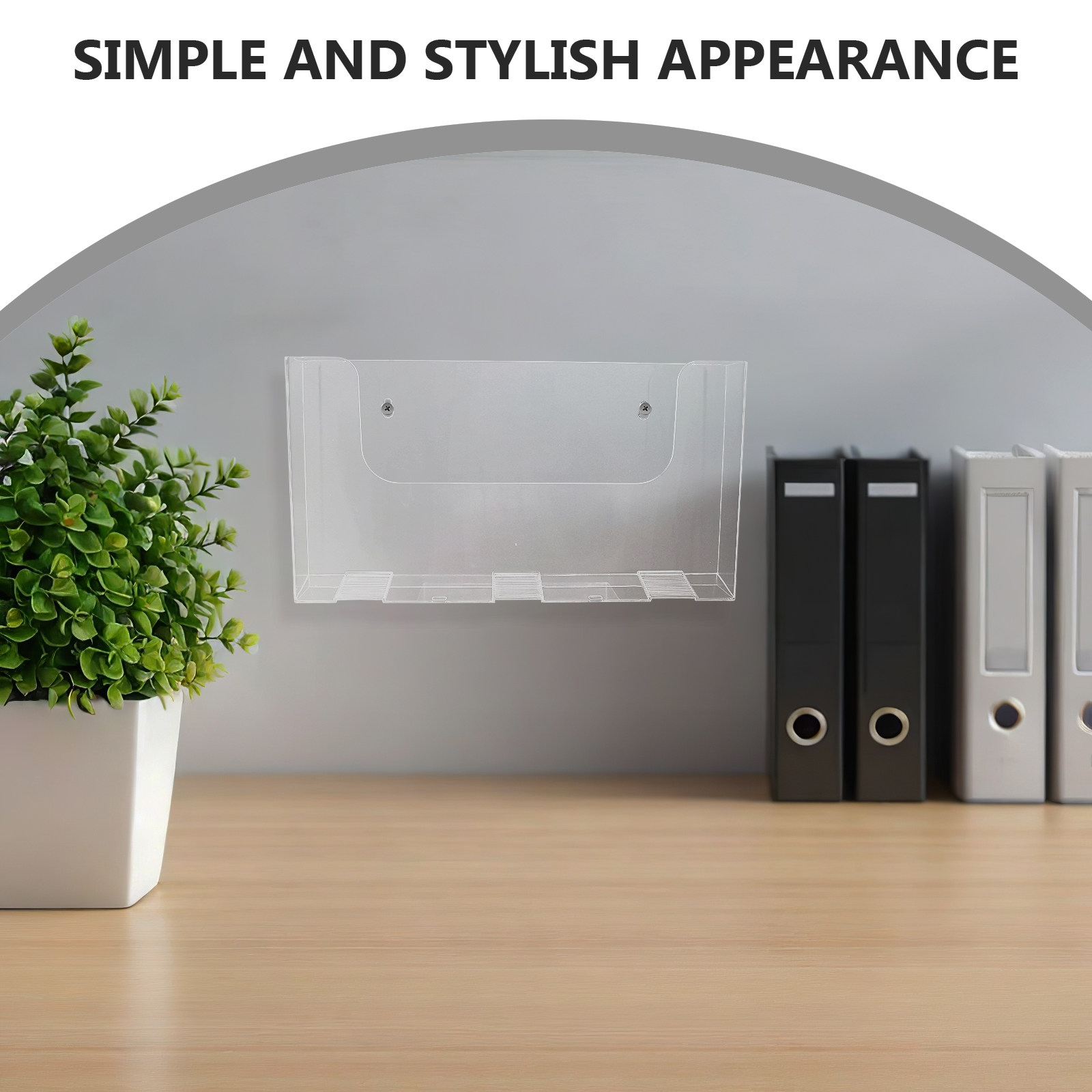 Porte-documents mural en acryl - Magazine Holder Rack avis et prix