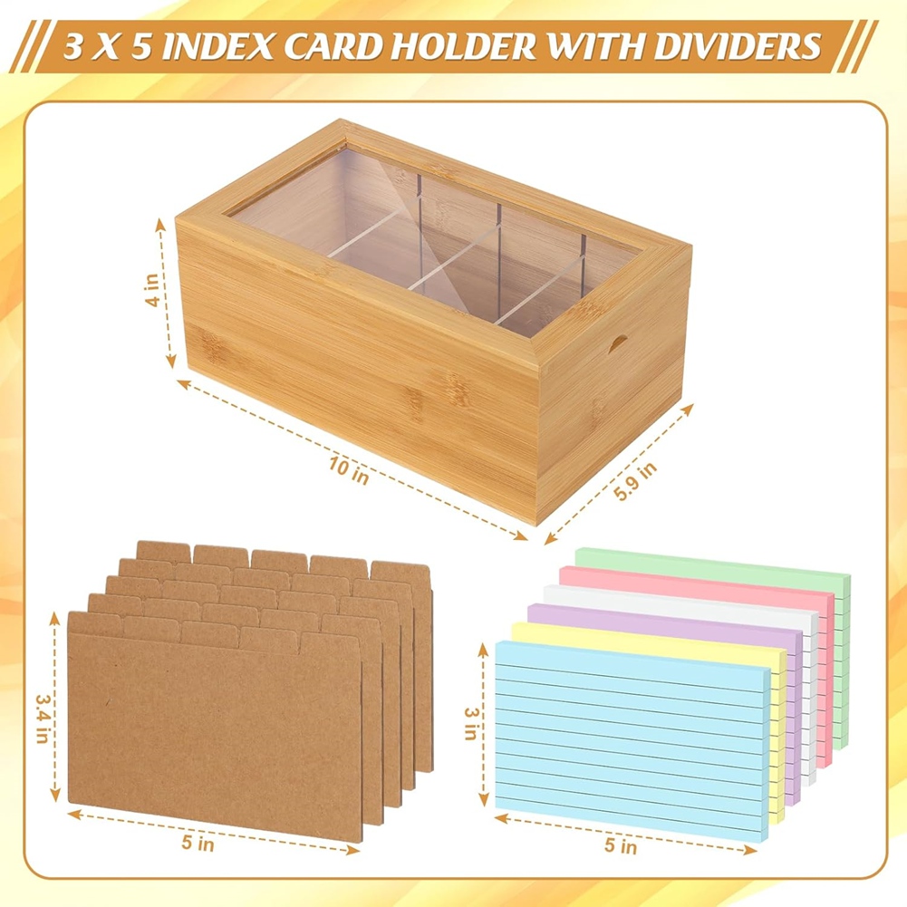 Organisateur de cartes indexée - Card Index Box avis et prix