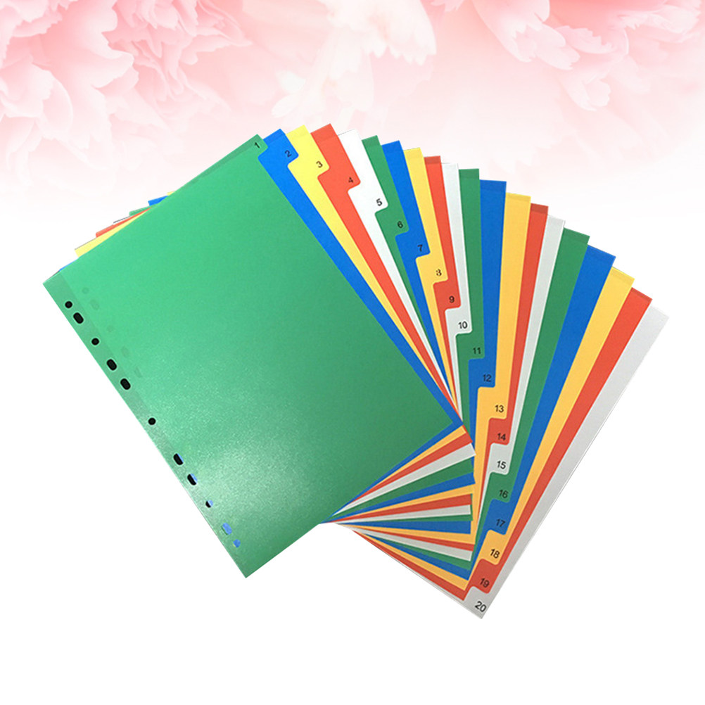 40 intercalaires d'indexation  - Tab Divider A4 avis et prix