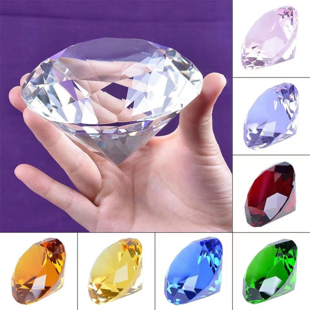 Presse-papier en forme de diam - Paper Weight Crystal avis et prix
