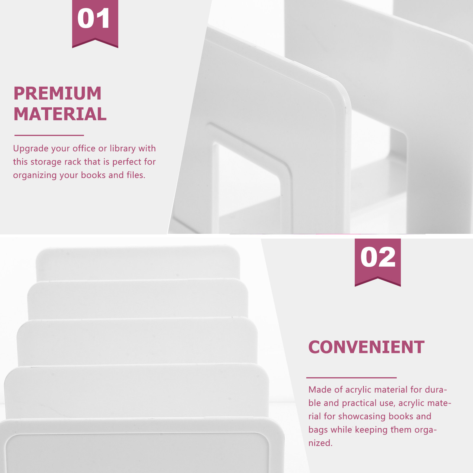Support de bureau robuste en a - Magazine Holder Rack avis et prix