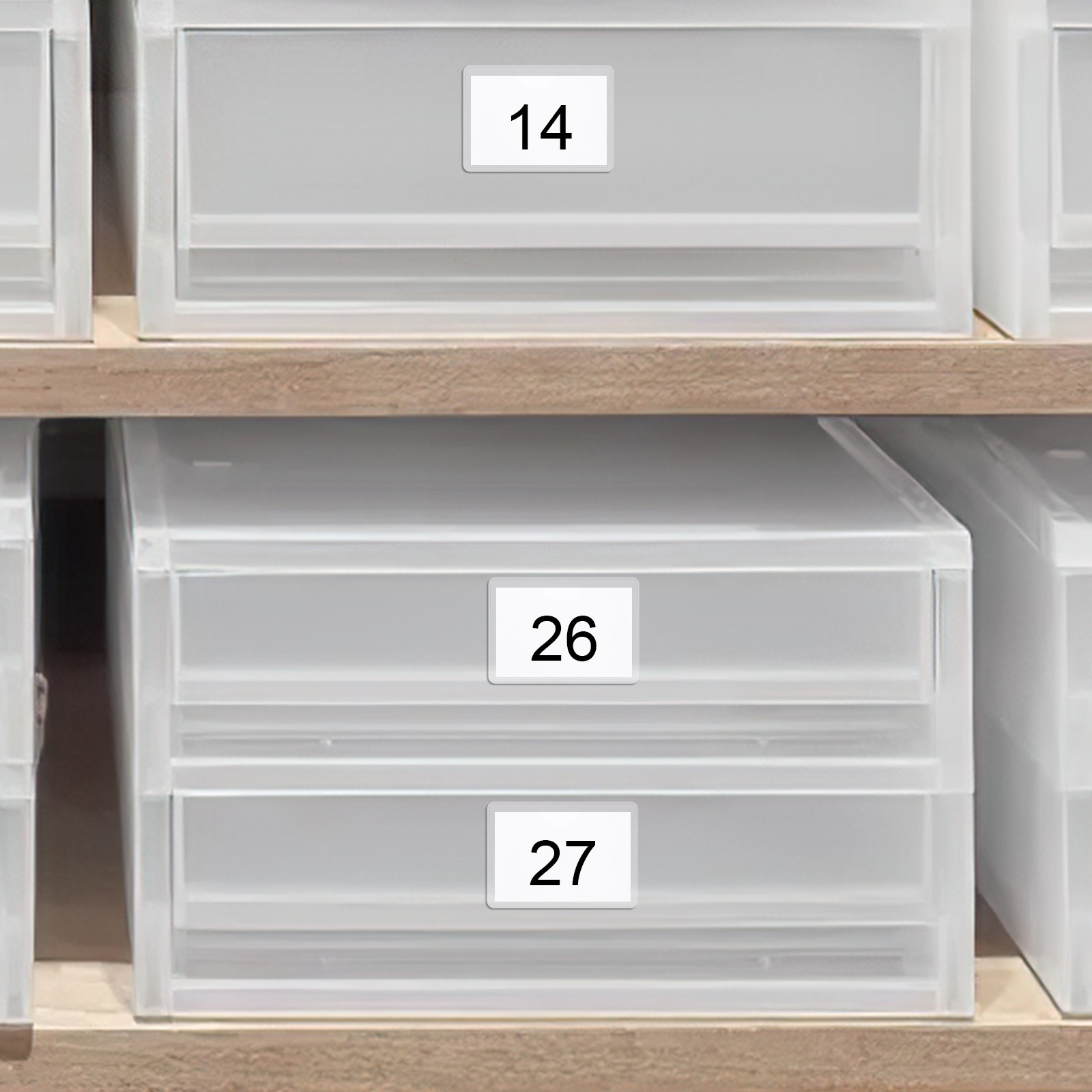 50 pochettes autocollantes tra - Card Index Box avis et prix