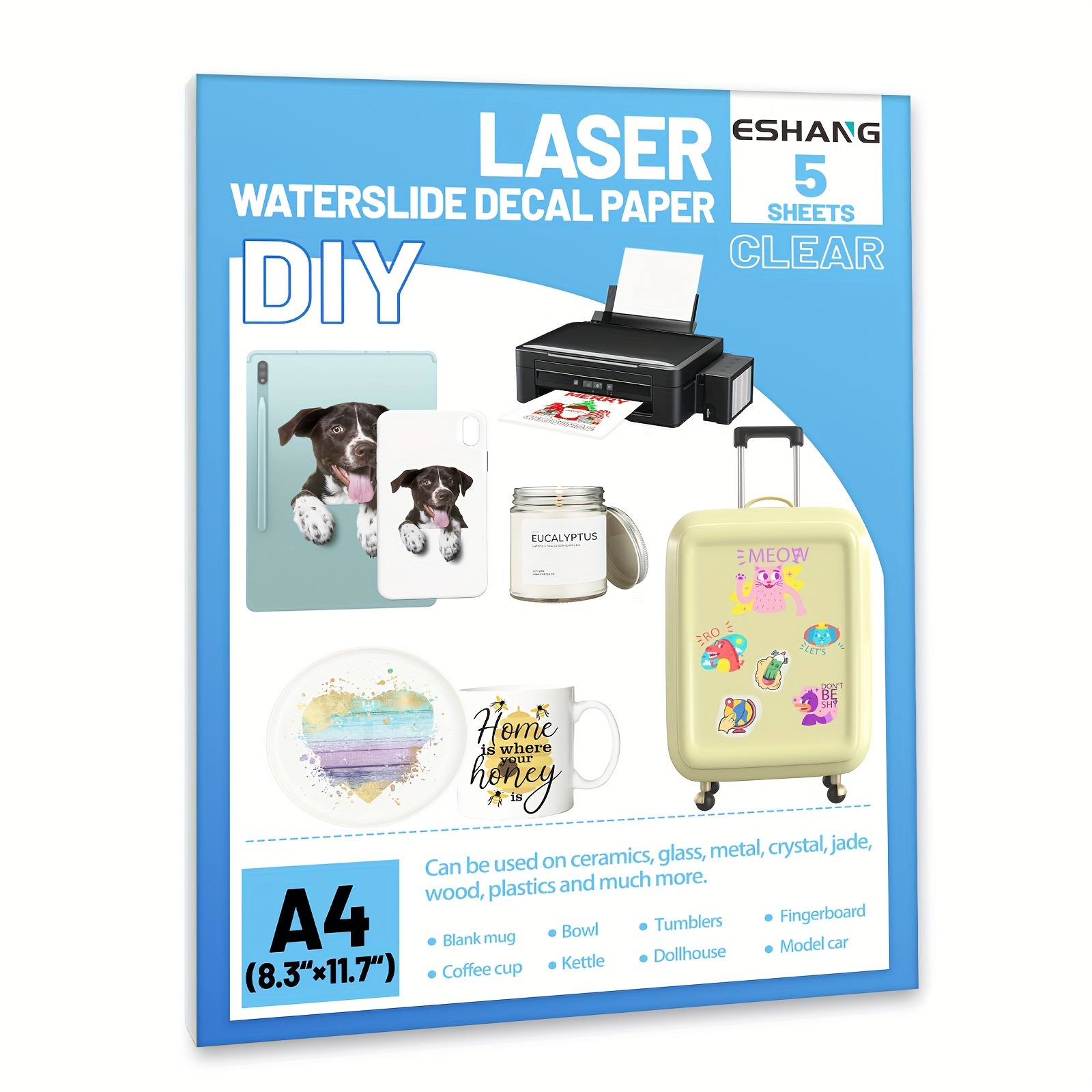 5 feuilles de papier autocolla - Ink Blotter Paper avis et prix