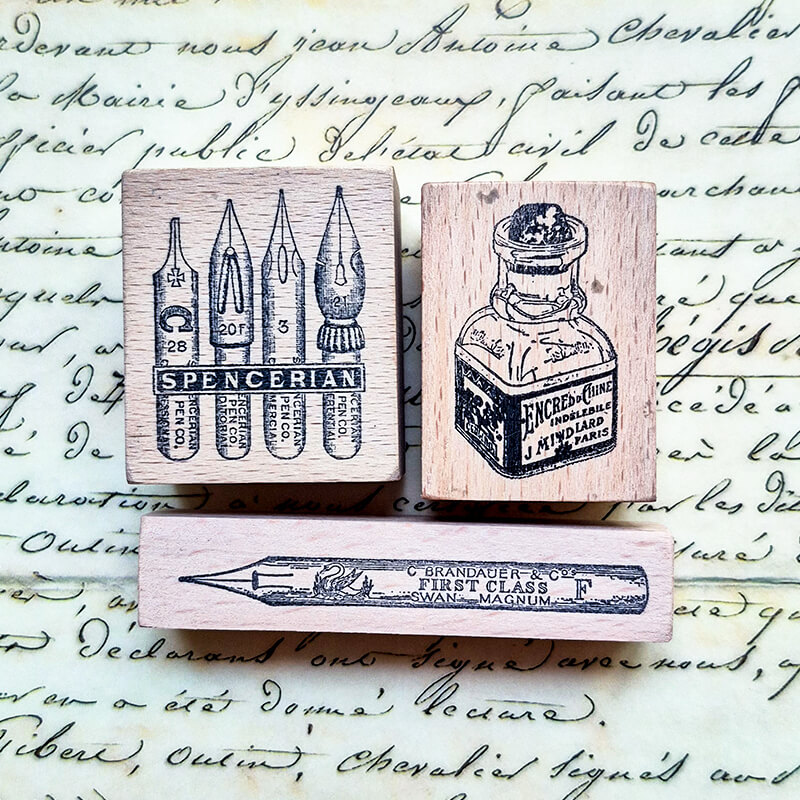Tampon de scrapbooking, pointe - Fountain Pen Bottled Ink avis et prix